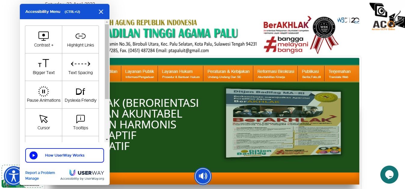 Menu Kustomisasi